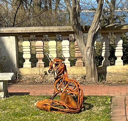 SEATED FOX Wendy Klemperer 